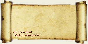 Atanasije Stojadinović vizit kartica